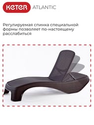 ������� KETER ATLANTIC (197x74x36), ����������