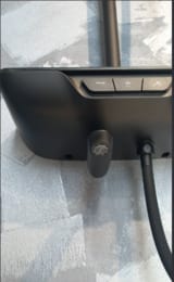 Уценка! Душевая система Iddis HOMESPA смеситель для ванны, верхний/ручной душ, черный SPABLBTi06
