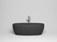 Ванна отдельностоящая Salini Luce S-stone 100121MF  1700х850х580 иск.камень, цвет: черный матовый