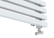 Радиатор КЗТО Quadrum 60 H 1000-3 R F напольный, нижнее правое подкл, белый муар RAL 1Т104S9016
