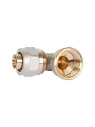 Уголок STOUT 20х3/4"В обжимной, для металлопластиковых труб, SFS-0007-003420