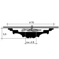 ������� Orac Decor R73 (700�700�59) d-700, ����� (��.)