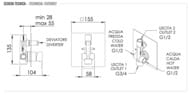 Смеситель для душа Remer Q-Design QD09, хром