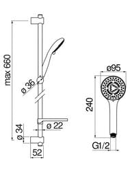 ������� �������� NOBILI ������ 660 ��, ����� 3 ������, �����, ��������, ���� AD140/61CR
