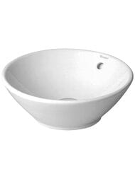 Раковина DURAVIT BACINO 420х420х170 без площадки под смесит, перелив, крепление 0325420000