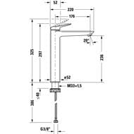 ��������� ��� �������� Duravit Wave XL �������������, ������� ����� 236��, ����: ���� WA1040002010