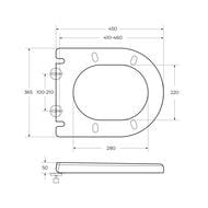 ������� ��� ������� CEZARES CZR-GN-SC ���������, soft close, ������������� ���������, ����: �����