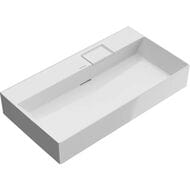 Раковина KERAMA MARAZZI TECNOLOGICA Logica мебельная/подвесная 900х480х145, без отверстия, белая гл. LO.wb.90.0