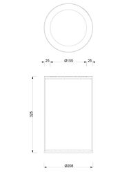 Ведро Decor Walther ROOMS цвет: хром 0615000