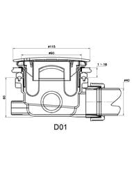 ����� RGW Velplex QYD-01 ��� ��������� ��������, d90 ��, �����������, ������ 18241101-06