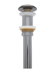 Донный клапан AQUAme Click-Clack, без перелива, керамич. накладка, темно-серый мат. AQM7002-0MDG