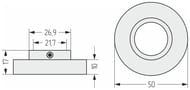 ���������� TUBE d - 21,3 �� ������� ����. �����, 00-1029-0001