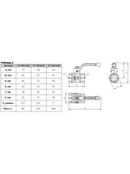 Кран шаровый 3/4"ВН VALTEC Стандарт ГОСТ длинная рукоятка, VT.121.N.05 — изображение 10