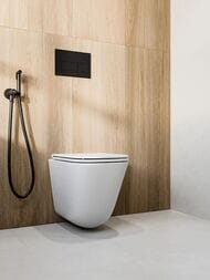 Унитаз KERAMA MARAZZI Cubo Торнадо подвесной безободковый, с крепежом и сидением, белый CU.T.wc.02 — изображение 7