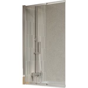 Шторка на ванну BELBAGNO LUCE-VF-11-90/145-C-Cr (900-915х1450) стекло прозрач./профиль хром