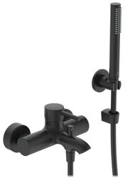 Смеситель для ванны/душа Ideal Standard CERALINE BC270XG настенный, душевой комплект, черный матовый