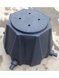 Кабельный колодец Polimer Group КС-3 (750х1300) пластиковый, черный