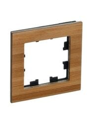 Рамка Systeme Electric ATLASDESIGN NATURE 1 пост, ДЕРЕВО БАМБУК ATN353201