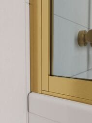 Шторка на ванну CEZARES SLIDER-VF-11-90/150-C-BORO 900х1500 прозрачное стекло/золото брашированное