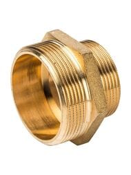 Ниппель STOUT 2"х1.1/2"НН, латунь,  SFT-0003-002112