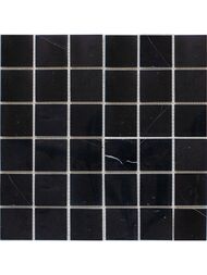 Мозаика мраморная Wild Stone Black Polished 48х48 (305х305х4) черная, JMST056 (шт.) — миниатюра 1
