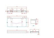 Столешница Armadi Art Flat (Флэт) 100 см 869-100-CLCT, белый мрамор