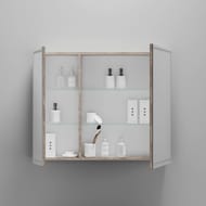 Зеркало-шкаф SANCOS Mirror (890х150х740) подвесное,LED-подсв.,сенсорное управ.,дуб галифакс MI90EG