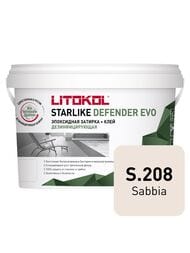 Затирка эпоксидная LITOKOL STARLIKE Defender Evo S.208 SABBIA антибактериальная, 1 кг