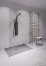 Душевой поддон Starohome SOLID 80х80 GREY MATT, 1237829
