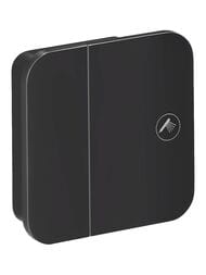 Запорный вентиль Axor One 45771670 на 1 потребителя, внешняя часть, матовый черный — миниатюра 1