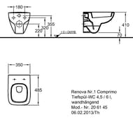������ ��������� Geberit Renova Compact (355�485�340) 206145000