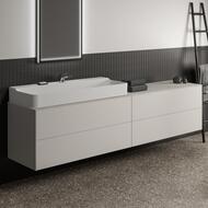 Тумба под раковину Ideal Standard CONCA (2385x505x540) 4 ящика, белый матовый лак T4336Y1