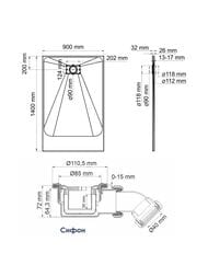 ������� ������ WasserKRAFT Main 1400�900�26 �������������, ��������, �����, ����� ������� 41T36