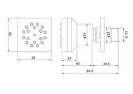 Боковая форсунка 50*50 AQUATEK AQ2098CR