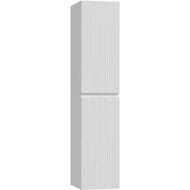 Шкаф-пенал SANCOS Snob T (350х350х1650) подвесной, две дверцы, Bianco PSNT35W