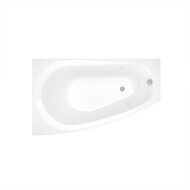 Ванна Alba Spa Балине (Baline) асимметричная левая 150х90см ВАС013000Л100, белый глянец