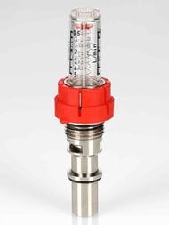 Клапан настроечный с расходомером VALTEC коллекторный, встраиваемый  VT.AC674.V.0