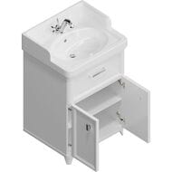 Тумба под раковину KERAMA MARAZZI POMPEI напольная с ящиком и двер., 560х480х840 белая PO.N.60.1\WHT