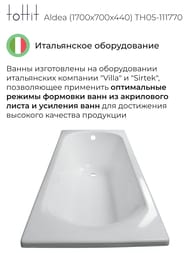 ����� ��������� toHit Aldea (1700x700x440) ���������, �����, ��� ������� � �����.������ TH05-111770