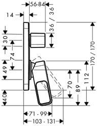 ��������� Axor Urquiola 11425 ��� �����/���� ������������� ������������, ��� ������, ����