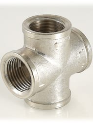 Крестовина VALTEC 1/2"В, лат.никелир, VTr.760.N.0004