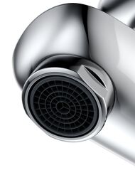 Смеситель для раковины ESKO Lagos LG26 однозахватный, на 1 отверстие, фиксированный излив, хром
