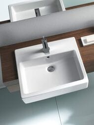 Умывальник встраив. до половины DURAVIT VERO 550х470х170 отверстие под смесит.,перелив 0314550000