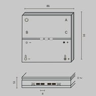 ������������ ������ ���������� ���������� Maytoni Lighting control DRC034-8-B, ������