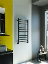 GROTA ECO CLASSIC Полотенцесушитель "Лесенка" 480x900 диаг./ниж. покл. D-1/2" RAL9005