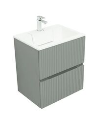 Тумба для раковины Aquanet Джейн 60 (600х455х637) подвесная, 2 ящика, цвет: мисти грин 335432