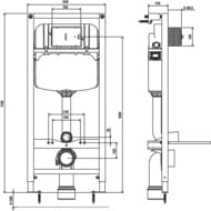 ����������� ��� ���������� ������� Jacob Delafon (1150�500�160) ���� 3/6� E24156-NF