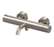 Смеситель термостатический для ванны Remer X Style INOX SSXT05, нержавеющая сталь матовая