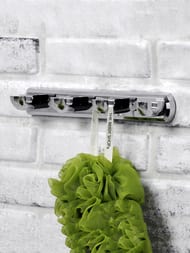 Крючок для ванной WasserKRAFT Kammel K-8374 4 крючка, настенный, цвет: хром