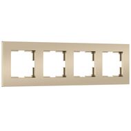 Рамка на 4 поста Werkel Slab (шампань софт) W0042911